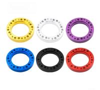 Distanziatori per mozzo del volante in alluminio, 9,2 x 9,2 cm | Alluminio di alta qualità, resistente all'usura, non si deforma, nero per l'aspetto, facile montaggio