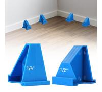 Distanziatori per pavimenti in legno laminato, 40 pezzi, distanziatori per pavimenti in vinile, pannelli in legno duro e sottofondo, strumenti per pavimenti, distanziatori 2 in 1 per pavimenti in