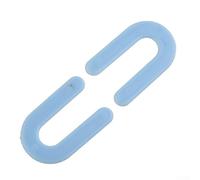 Distanziatori per piastrelle a ferro di cavallo a forma di U, in polipropilene, per marmo, granito, porcellana, ceramica, 1,7 mm, 100 pezzi, blu