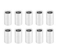 Distanziatori per tende Distanziatori per interruttori e prese 10 pezzi Distanziatore in lega di alluminio Accessori di supporto per supporti tondi non filettati Diametro esterno 6 mm(10mm)