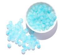 Distanziatori rotondi sfusi in vetro serie Jelly da 8 mm, per la creazione di gioielli fai da te, braccialetti fatti a mano, accessori per donne, adulti, principianti, orecchini e collane, 100 pezzi