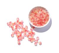 Distanziatori rotondi sfusi in vetro serie Jelly da 8 mm, per la creazione di gioielli fai da te, braccialetti fatti a mano, accessori per donne, adulti, principianti, orecchini e collane, 100 pezzi