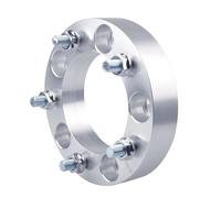 Distanziatori Ruota Kit Per Toyota Per Land Per Cruiser Per Tundra Per Sequoia Senza Centro 2 Pezzi 1 Coppia Adattatore PCD 5x150 CB 110mm(Silver 25mm)