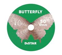DiSTAR Butterfly Disco Diamantato, 50 mm, Corona da 0,6 mm, Con Stelo