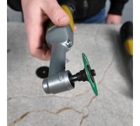 DISTAR Supporto adattatore per adattatore per incisione e mini smerigliatrici, flangia universale per dischi da taglio diamantati e dischi abrasivi, compatibile con Proxxon Dremel, separazione e