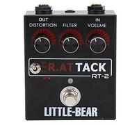 Distensione della chitarra Effettore professionale a 3 livelli tono di ratto pele singolo effetto vero bypass in lega di alluminio lm308n per chitarristi elettrici