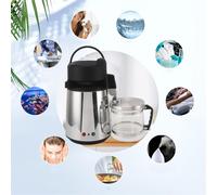 Distillatore d'acqua completamente automatico da 6L, acciaio inossidabile, 750W