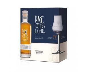 Distilleria Marzadro Grappa Le 18 Lune 50 onfezione Con Due Bicchieri