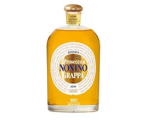 Distillerie Nonino, Grappa Monovitigno Prosecco Riserva 41°, Morbida e Floreale con Note di Mandorla e Mela Verde - Bottiglia in Vetro da 2000 Ml