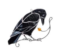 Distinctive Appearance: With its raven shape, this Halloween crow provide | Distinctive Appearance: With its raven shape, this Halloween crow provides a style that sets you apart. Showcase you