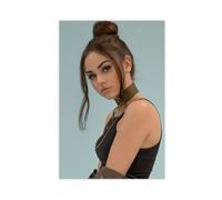 Distinctive Art - Poster con ritratto di Lindemann, cantante feroce Maggie, 2 poster su tela, decorazione artistica da parete per soggiorno e camera da letto, 20 x 30 cm