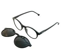 distinguo Occhiali da Lettura 900 - Unisex, Convertibili in Occhiali da Sole con Clip Magnetica, Diverse Gradazioni in Colore Nero, Completi di Accessori Occhiale Presbite (Nero Opaco 902, 2.5, x)