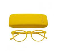 distinguo Occhiali da Lettura Unisex Eyewear 812 - Diverse Gradazioni e Colori - Compresa Custodia Rigida, Panno per Pulizia, Laccetto per Occhiale (Giallo, 3.5, x)