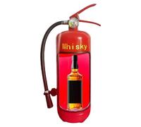 Distinta di vino estintore, porta whisky estintore | Questo porta whisky estintore abilmente mascherato da estintore imita la cosa reale
