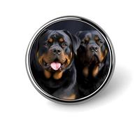 Distintivi circolari con motivo a bottone a forma di cane, spille con immagine personalizzata, porta badge rotondi per decorare cappelli, magliette, vestiti, borse e accessori.