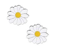 Distintivi con Spilla Smaltata Fiore Margherita Carina Spille Spille per Risvolto Dolce Convenient Design