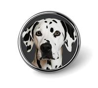 Distintivi dalmata circolari con design a bottone, spille con immagine personalizzata, porta badge rotondi per decorare cappelli, camicie, vestiti, borse, accessori