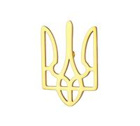 Distintivi dell'Ucraina, spilla unisex per uomini e donne, distintivo patriottico spille da bavero con mappa nazionale spilla pulsante distintivo ucraino, size