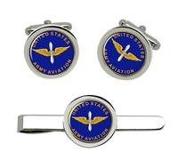 Distintivi Gemelli E Fermacravatta United States Army Aviation Branch Set