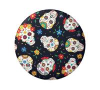 Distintivi rotondi leggeri, distintivi colorati del perno del cranio del fumetto, 6 cm (Diameter)