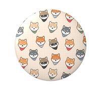 Distintivi rotondi leggeri, distintivi colorati simpatici del perno del cane, 6 cm (Diameter)