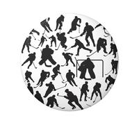 Distintivi rotondi leggeri, distintivi di Pin di hockey su ghiaccio del fumetto, 6 cm (Diameter)