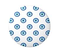 Distintivi rotondi leggeri, distintivi semplici blu di Pin degli occhi del fumetto, 6 cm (Diameter)