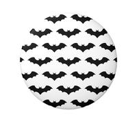 Distintivi rotondi leggeri, distintivi semplici neri di Pin del pipistrello del fumetto, 6 cm (Diameter)