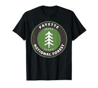 Distintivo a Forma di Albero identificativo della Payette National Forest Idaho Maglietta