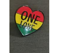 Distintivo BOB MARLEY reggae One Love Is This Love Could You Pin nuovo di alt...