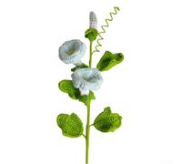 Distintivo bouquet artigianale della gloria mattutina accattivante pezzo di accento per la casa (azzurro)