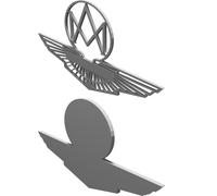 Distintivo Club Proprietari Aston Martin Pre-Guerra 1935-1939 Replica 3D