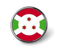 Distintivo con bottone rotondo piccolo con bandiera del Burundi, spilla da bavero, distintivo per borsa, 1 pollice, accessori per camicie