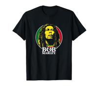 Distintivo con logo Bob Marley Musica reggae di Rock Off Maglietta