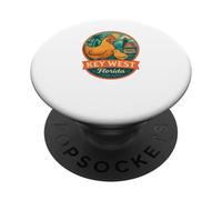 Distintivo con scritta «Chicken Mamma e Chicken» di Key West Florida PopSockets PopGrip Adesivo