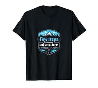 Distintivo con Scritta Few Steps from Any Adventure Maglietta
