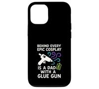 Distintivo Cosplay Dad Maker con Genitore Geek Armor Hero Custodia per iPhone 12/12 Pro