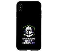 Distintivo Cosplay Dad Maker con Genitore Geek Armor Hero Custodia per iPhone XS Max