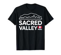 Distintivo da Viaggio con Skyline del Perù della Valle Sacra Maglietta