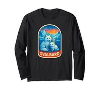 Distintivo da Viaggio con Volpe artica delle Svalbard per Mamma e Bambino, Regalo per Animali Selvatici Maglia a Manica