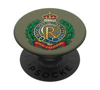 Distintivo dei Royal Engineers - KCIII PopSockets PopGrip Adesivo