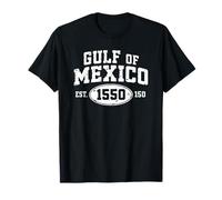 Distintivo del Golfo del Messico Heritage - Vintage Coastal Graphic Maglietta