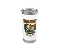 Distintivo della fauna selvatica del Parco Nazionale Theodore Roosevelt North Dakota Bicchiere termico in acciaio inox doppia parete
