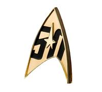 Distintivo di replica del 50° anniversario della Flotta Stellare Quantum Mechani
