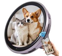 Distintivo digitale - 2.4 Inch Electronic Display Button Ornament | HD Touchscreen Smart Digital Badge with Custom | Cartoon Lovers Fans Office Desk Tabletop Cosplay Activities Events Photography