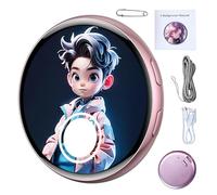 Distintivo Digitale A Perno,Schermo Touch HD Ricaricabile Foto Istantane,Pin Badge Elettronica Anime | Per Fan Anime, Adulti, Convenzione Del Comic, Festival ACG, Evento Cosplay, Se référer à la