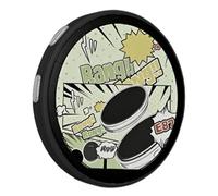 Distintivo digitale Anime - Pulsante di visualizzazione video a schermo tattile magnetico - Badge elettronico intelligente 4,3 cm per infermiere impiegato ufficio servizio riunione compleanno