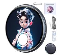 Distintivo digitale con touch screen, touch screen HD, ricaricabile, trasmissione istantanea delle immagini, per bambini e adulti, per convegni di fumetti, festival ACG, eventi cosplay, Siehe