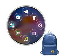 Distintivo Digitale Schermo Da 4,7 Cm Con Riproduzione Video Anime | Display Digitale Portatile per Collezionisti Appassionati Adolescenti Adulti Feste a Tema Fiere Viaggi Ufficio
