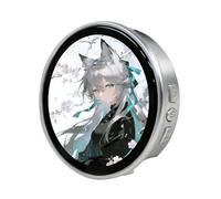 Distintivo elettronico | Pulsante elettronico ricaricabile ,4,7 centimetri HD touch screen pixel distintivo pin digitale - per la casa e la scrivania e per gli amanti dei cartoni animati e cosplay A
